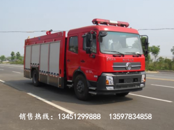 東風(fēng)天錦水罐（泡沫）消防車載液6噸（國(guó)五）